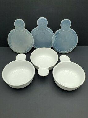 Corningware Grab-It Bowls with Plastic Lids Corning Tab Handle Grab It Dishes